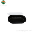 Disposable food grade plastic black microwavable food box